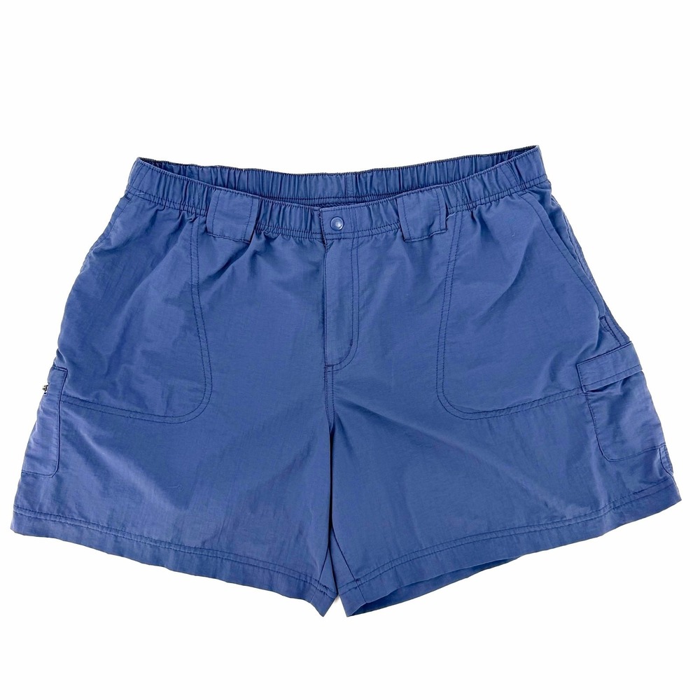 Columbia Women's XL Navy Cargo Shorts Quick Dry Hiking Fishing Outdoor Nylon - Picture 3 of 11